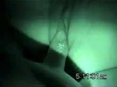 Using night vision camera footage to bang my wife's tght moist crack